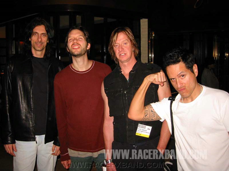 Racer X: Jeff Martin, Paul Gilbert, Scott Travis, and John Alderete